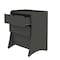 Manhattan Comfort Coney 3-Piece Dresser and 2 Nightstands in Grey 188GMC9 - alternate 7